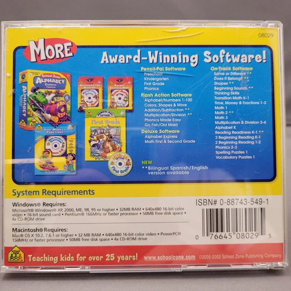 Does It‎ Belong? by School Zone Interactive (CD-ROM, 2004)